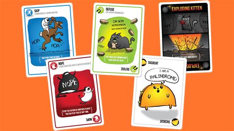 Exploding Kittens! A Card Game Where Explosions Meet Adorable Feline Friends!